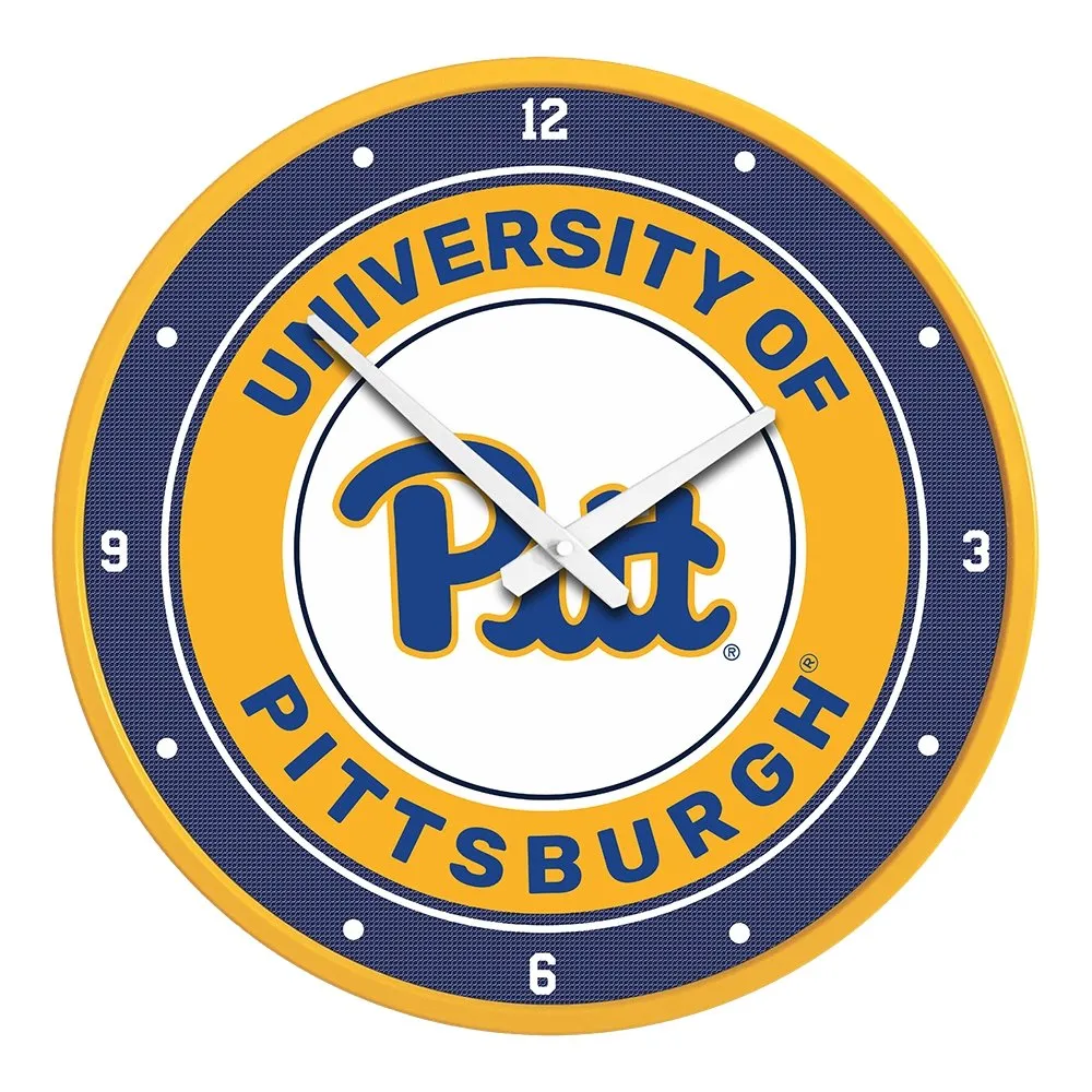 Pitt Panthers: Modern Disc Wall Clock