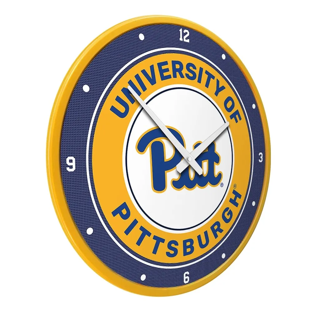 Pitt Panthers: Modern Disc Wall Clock