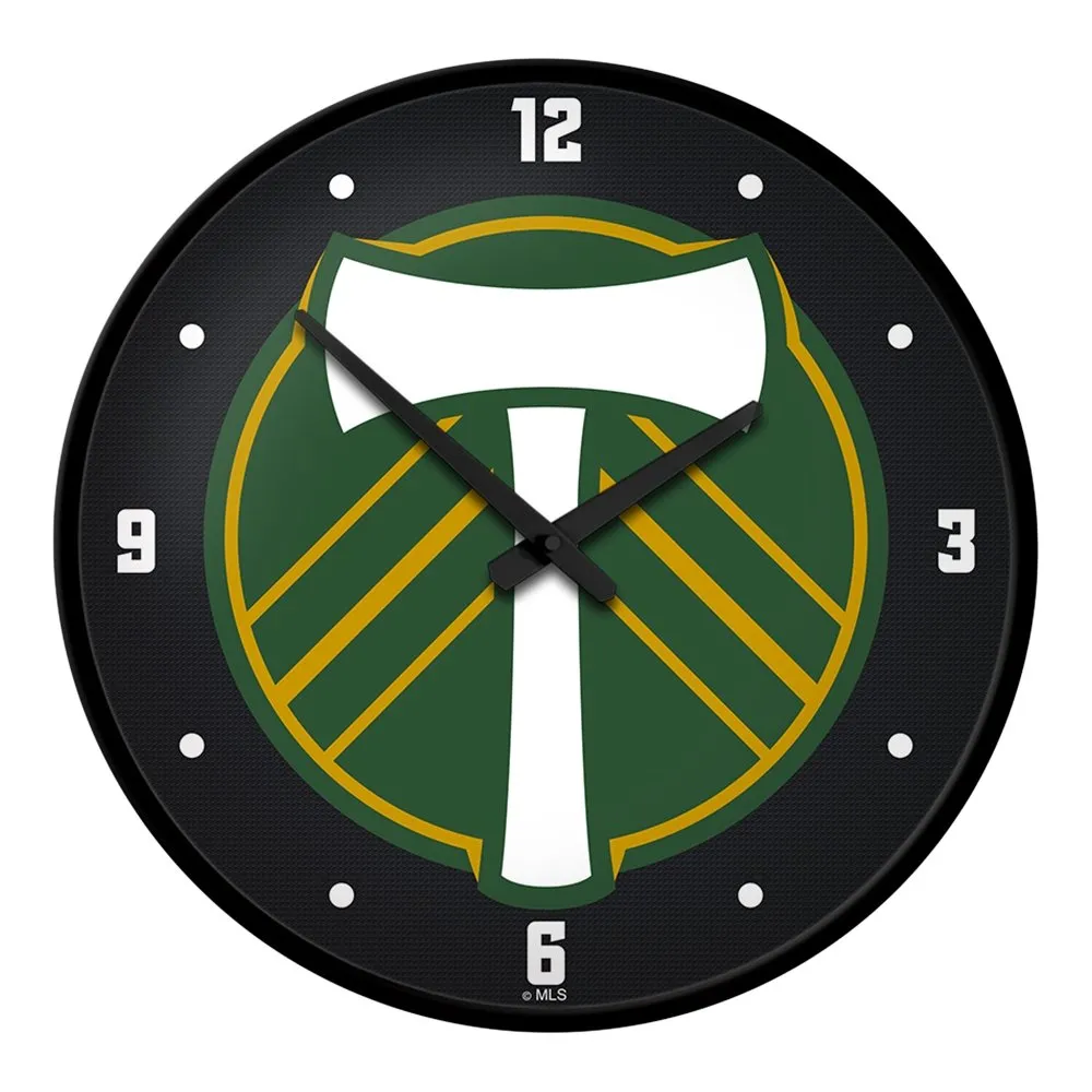 Portland Timbers: Modern Disc Wall Clock