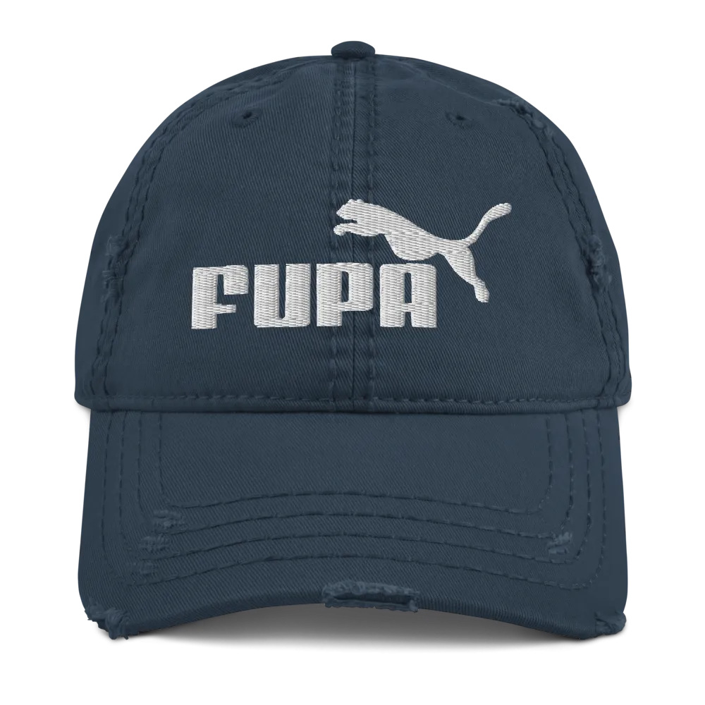Pound Coach "Fupa" Distressed Dad Hat