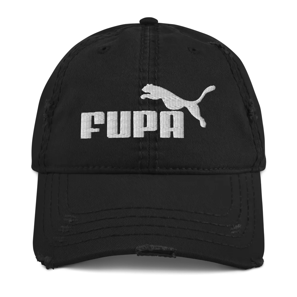 Pound Coach "Fupa" Distressed Dad Hat