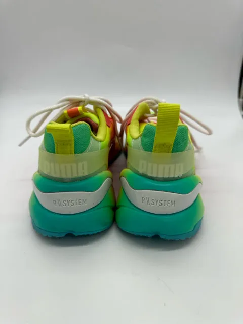 PUMA 7 pink and yellow SHOES