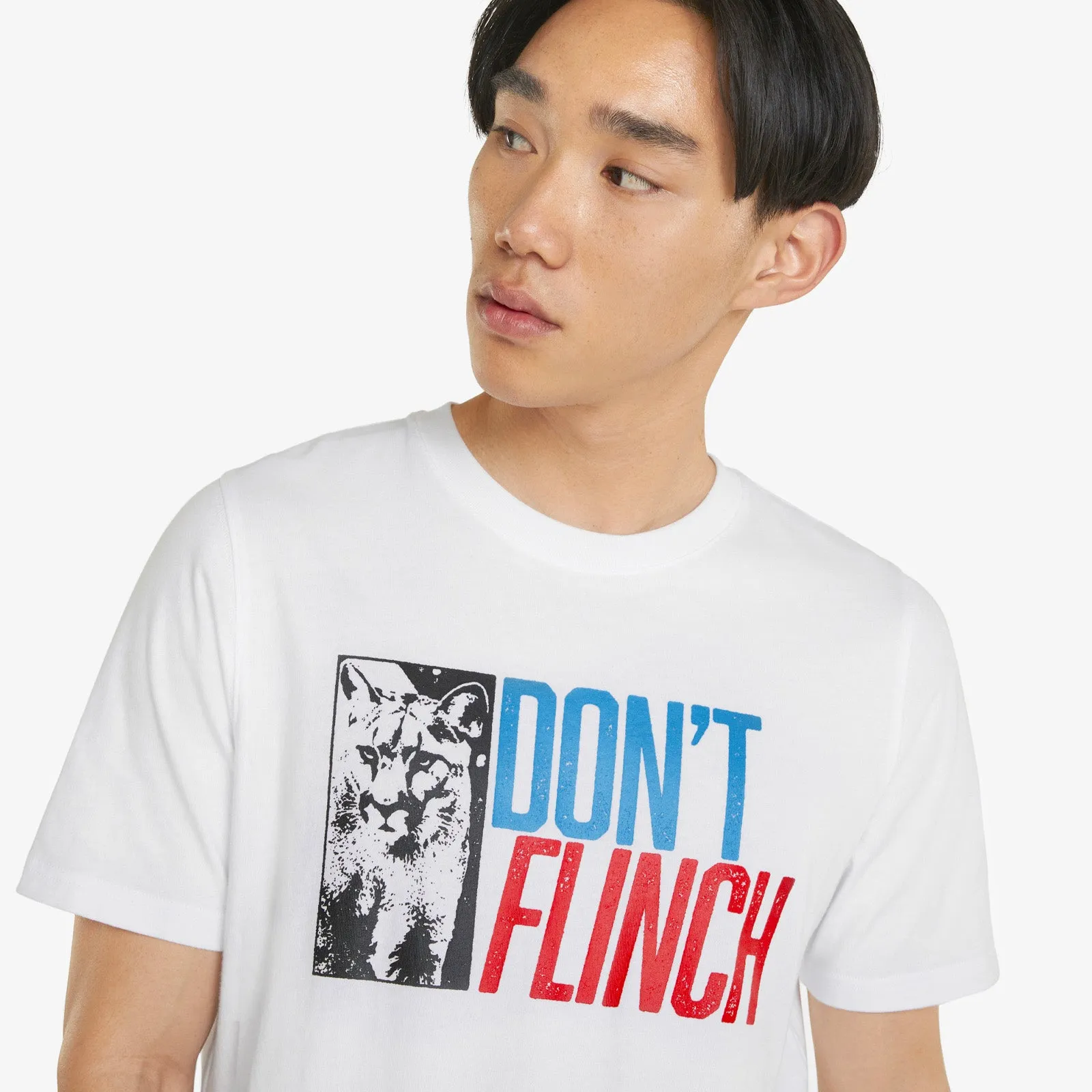 Qualifier 'Don't Flinch' Tee - White