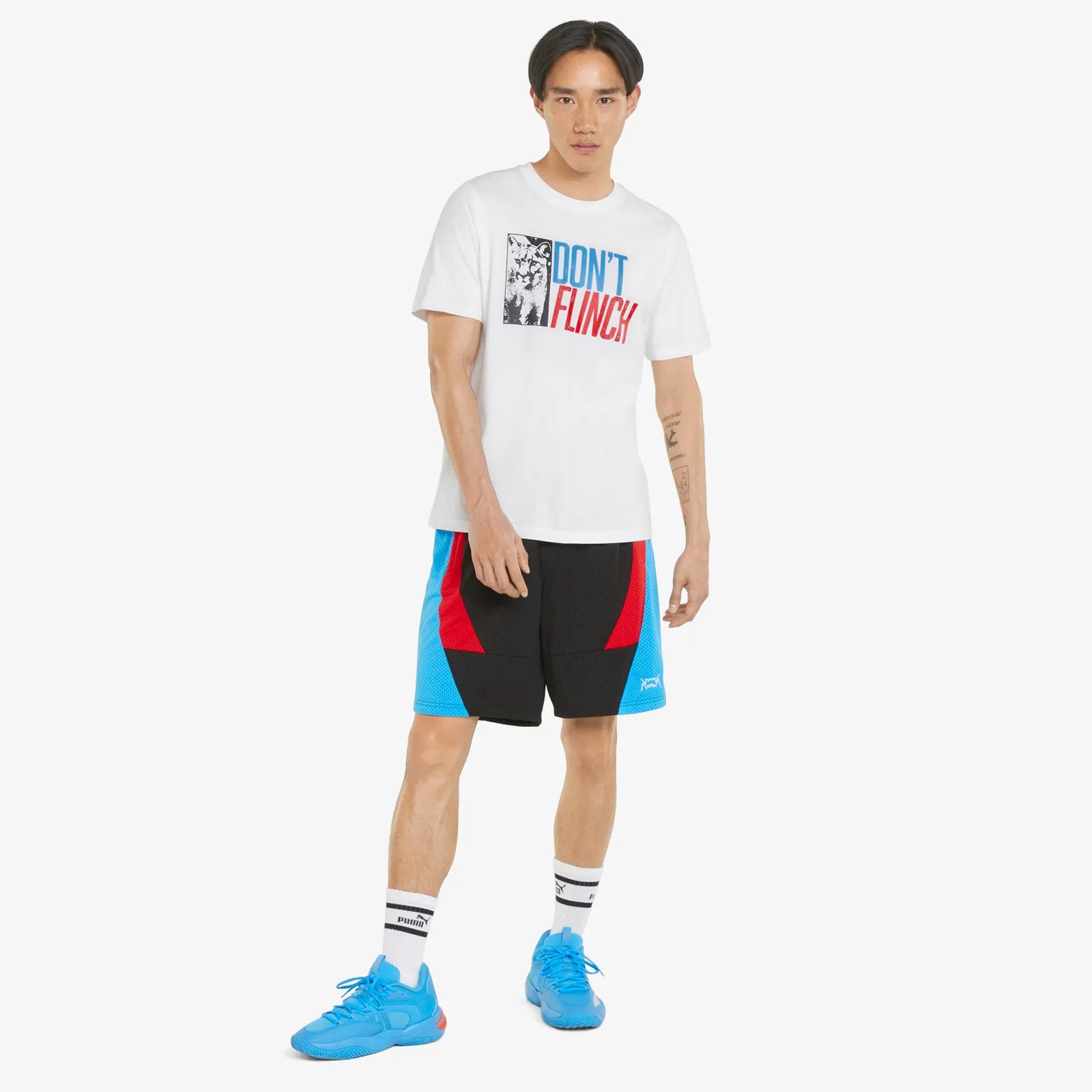 Qualifier 'Don't Flinch' Tee - White