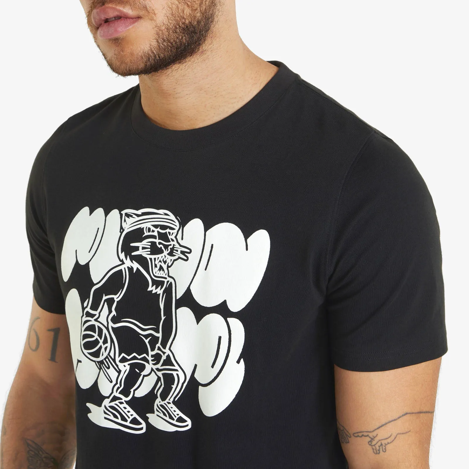 Qualifier Hoops Tee - Black