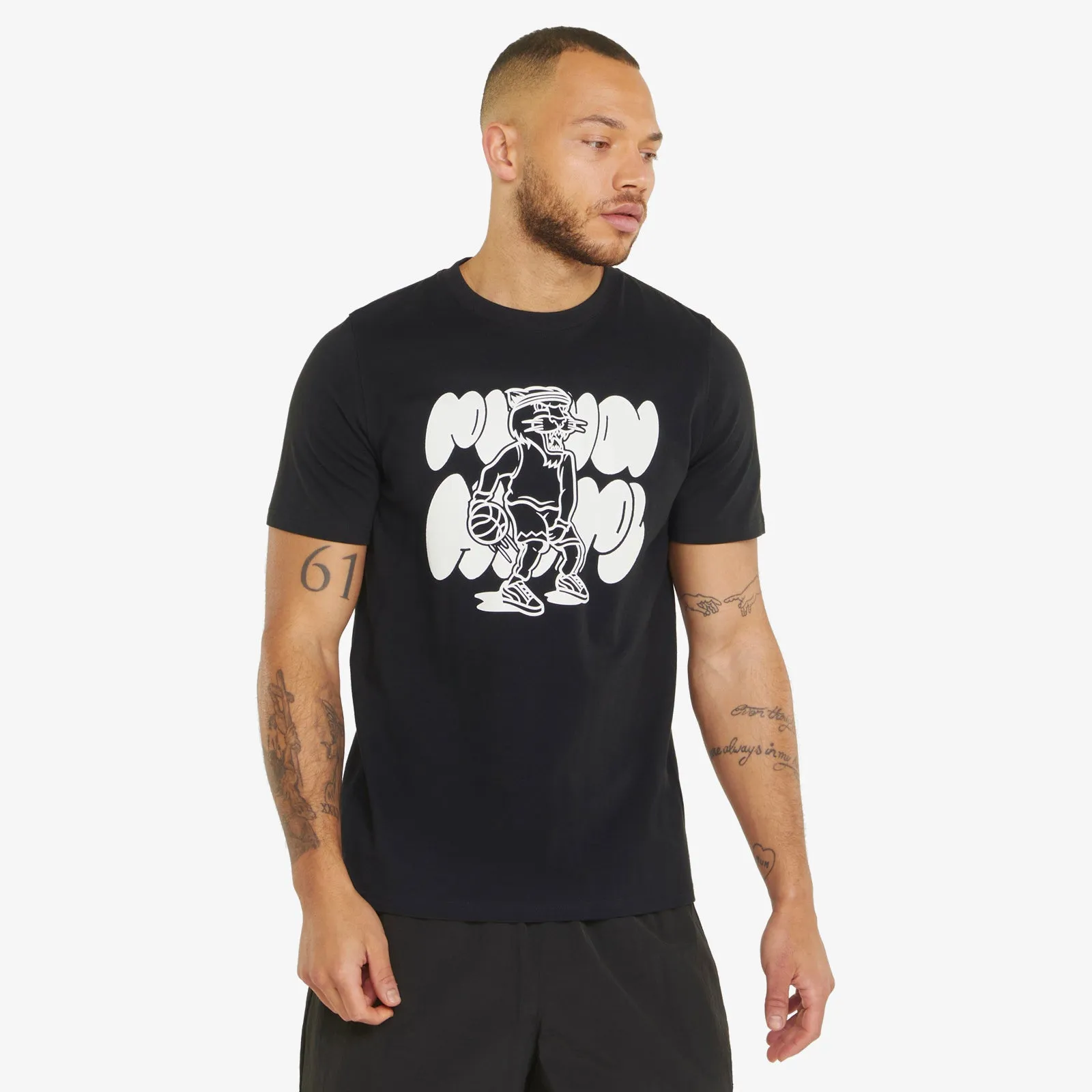 Qualifier Hoops Tee - Black