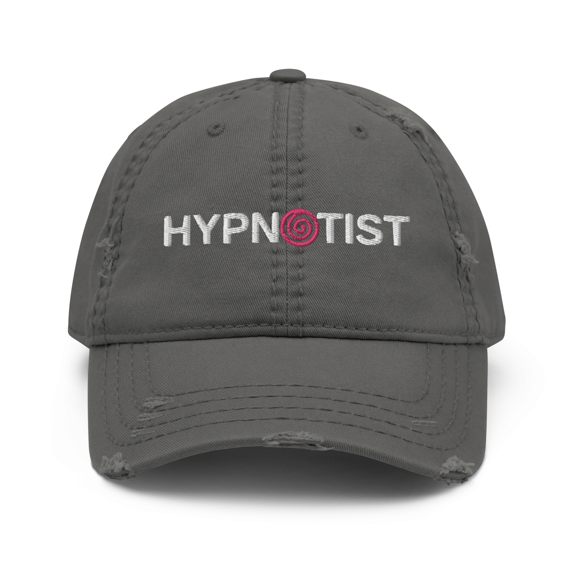 "HyPNOTIST" Dad Hat with Pink Spiral