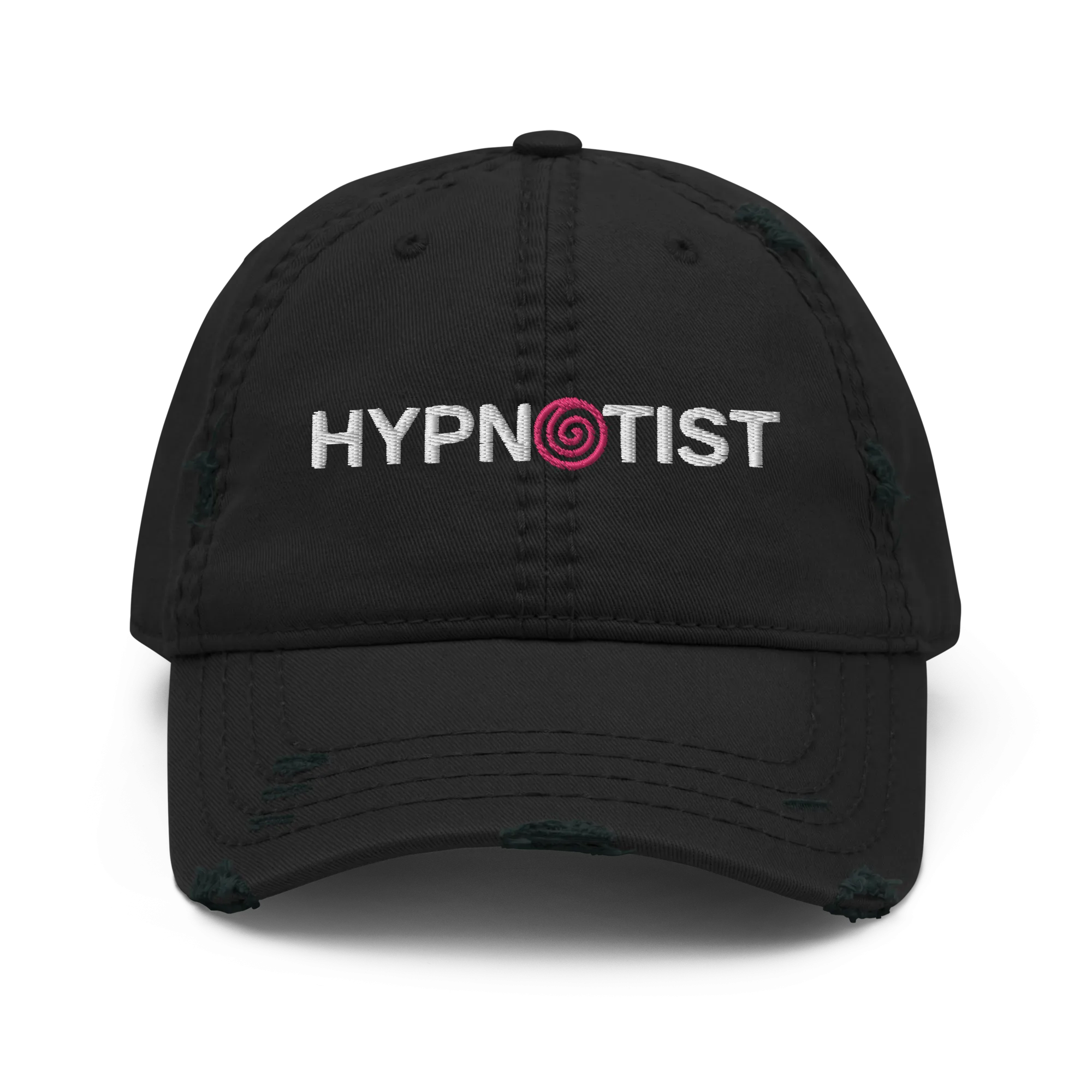 "HyPNOTIST" Dad Hat with Pink Spiral