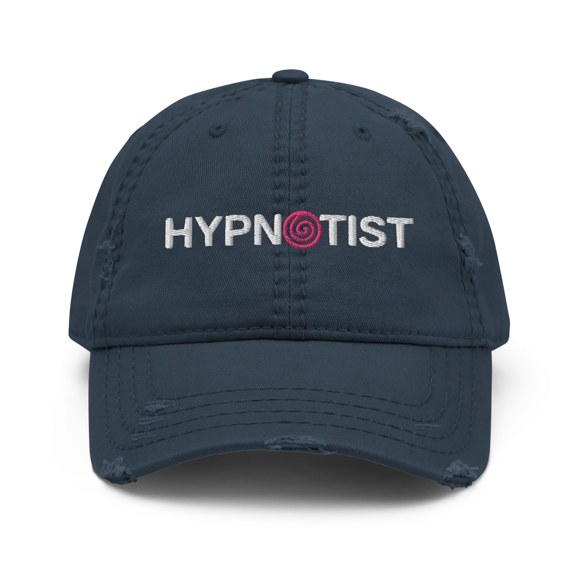 "HyPNOTIST" Dad Hat with Pink Spiral