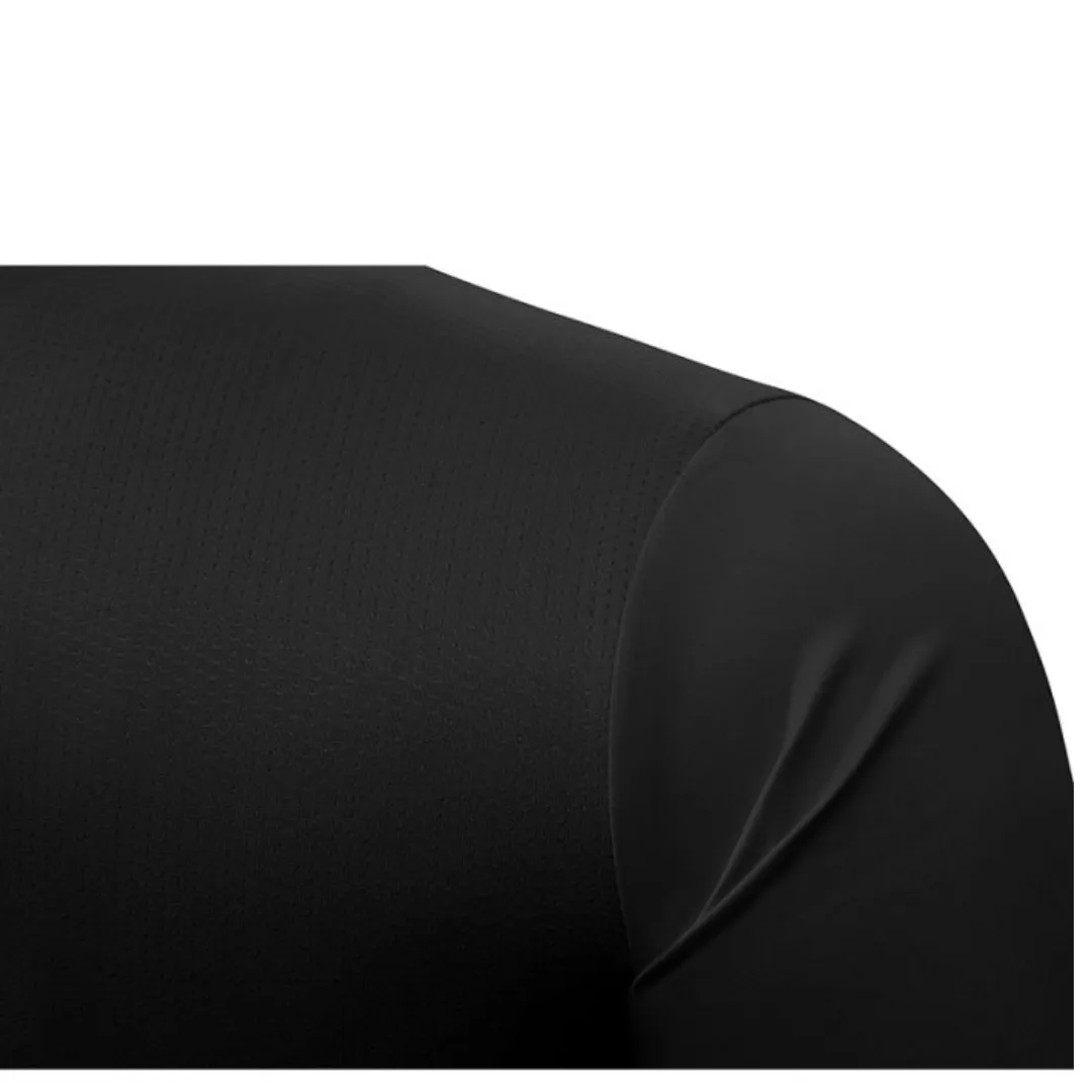 RDX T2 BLACK SHORT SLEEVES SWEAT-WICKING GYM DRY-FIT T-SHIRT