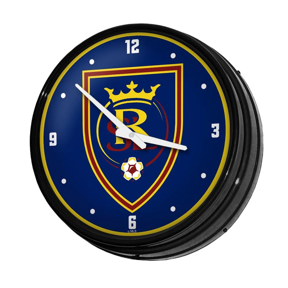 Real Salt Lake: Retro Lighted Wall Clock