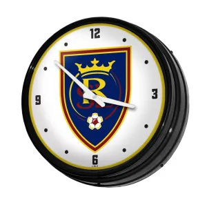 Real Salt Lake: Retro Lighted Wall Clock