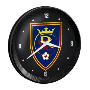 Real Salt Lake: Ribbed Frame Wall Clock