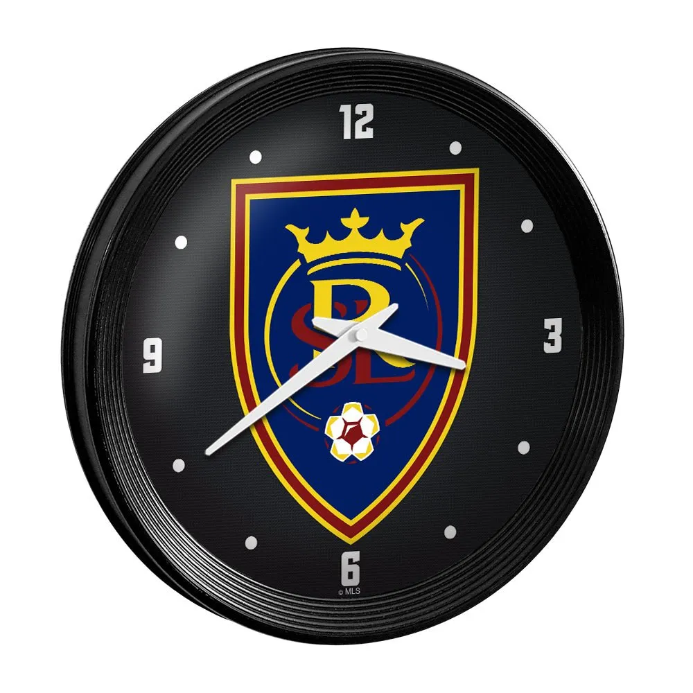 Real Salt Lake: Ribbed Frame Wall Clock