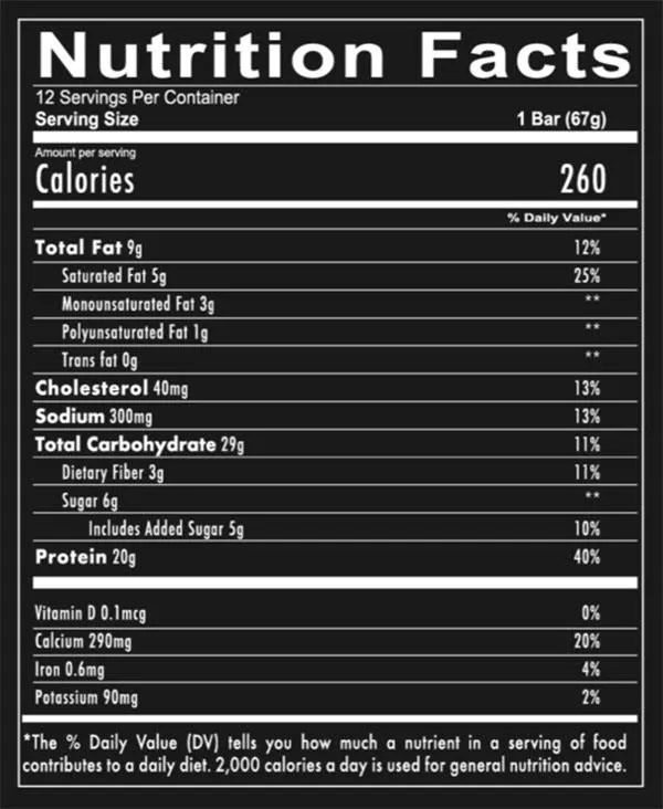 Redcon1 MRE Bars, 1 Bar
