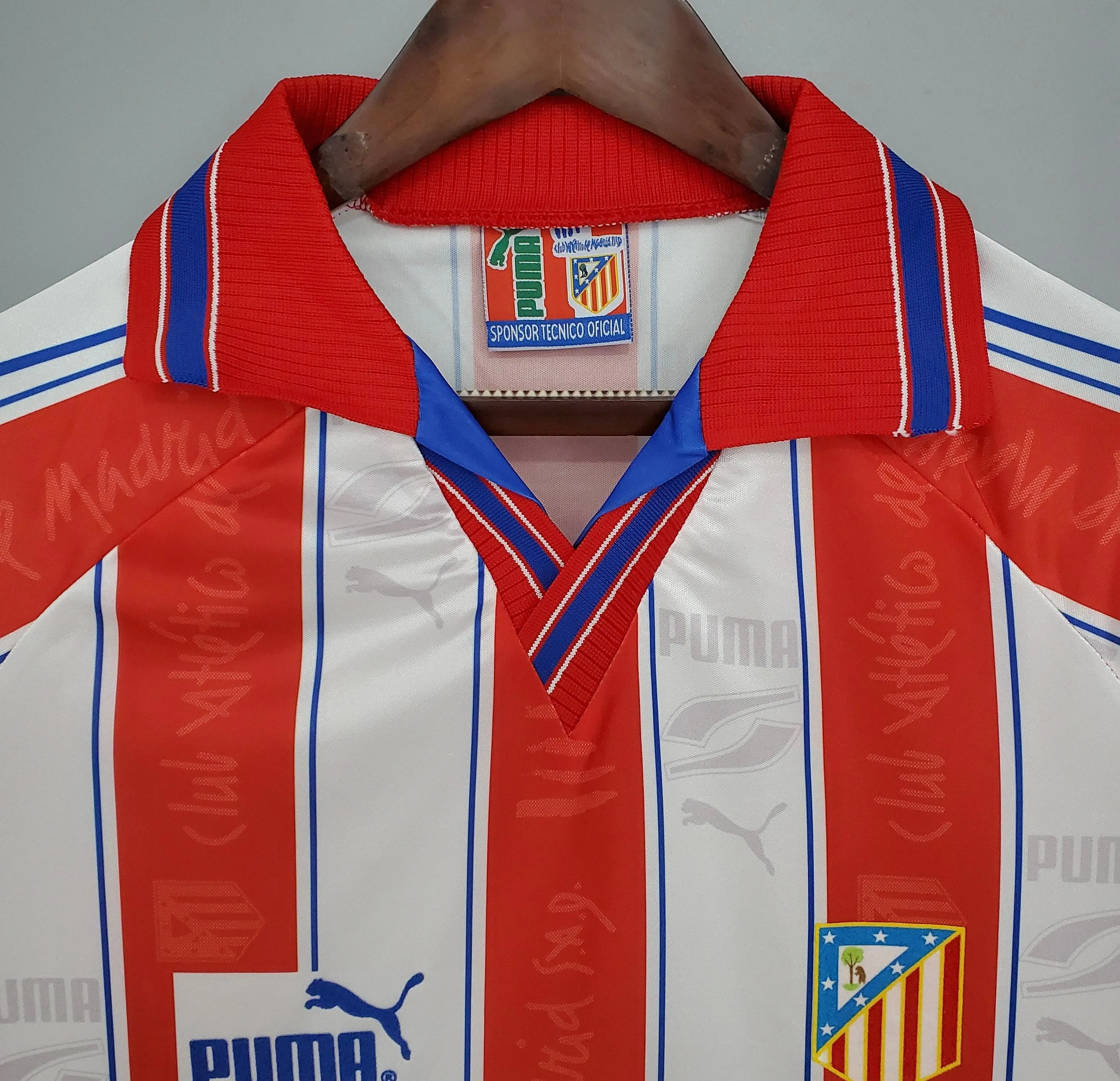 Retro Atletico Madrid 95/96 home Soccer Jersey