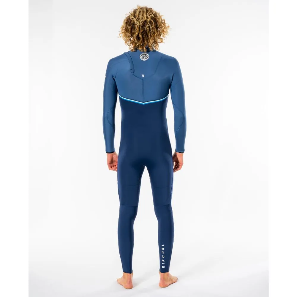 RIP CURL FLASHBOMB 3/2 ZIP FREE BLUE