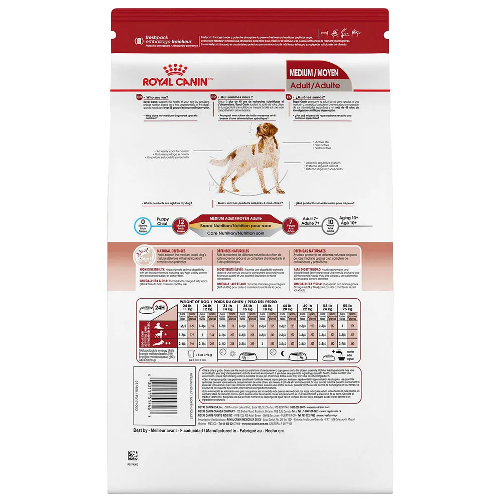Royal Canin Size Health Nutrition Medium Adult Dry Dog Food