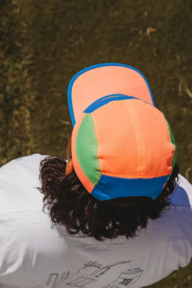 Running Cap in Pink & Blue