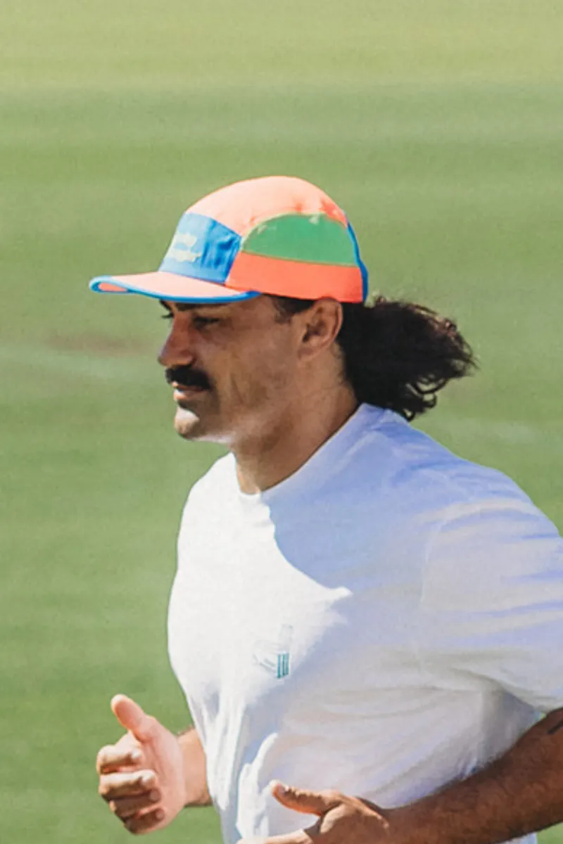 Running Cap in Pink & Blue