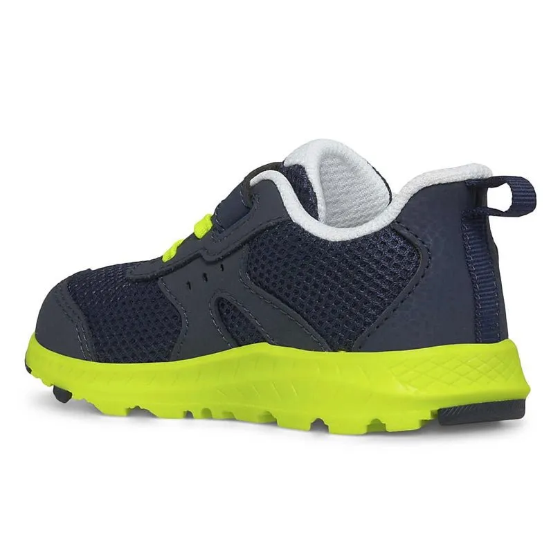 SACUONY - Ride 10 Jr. Sneaker - New Navy/Citron
