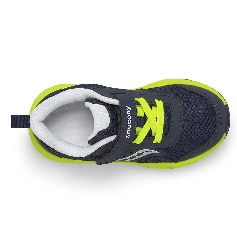 SACUONY - Ride 10 Jr. Sneaker - New Navy/Citron