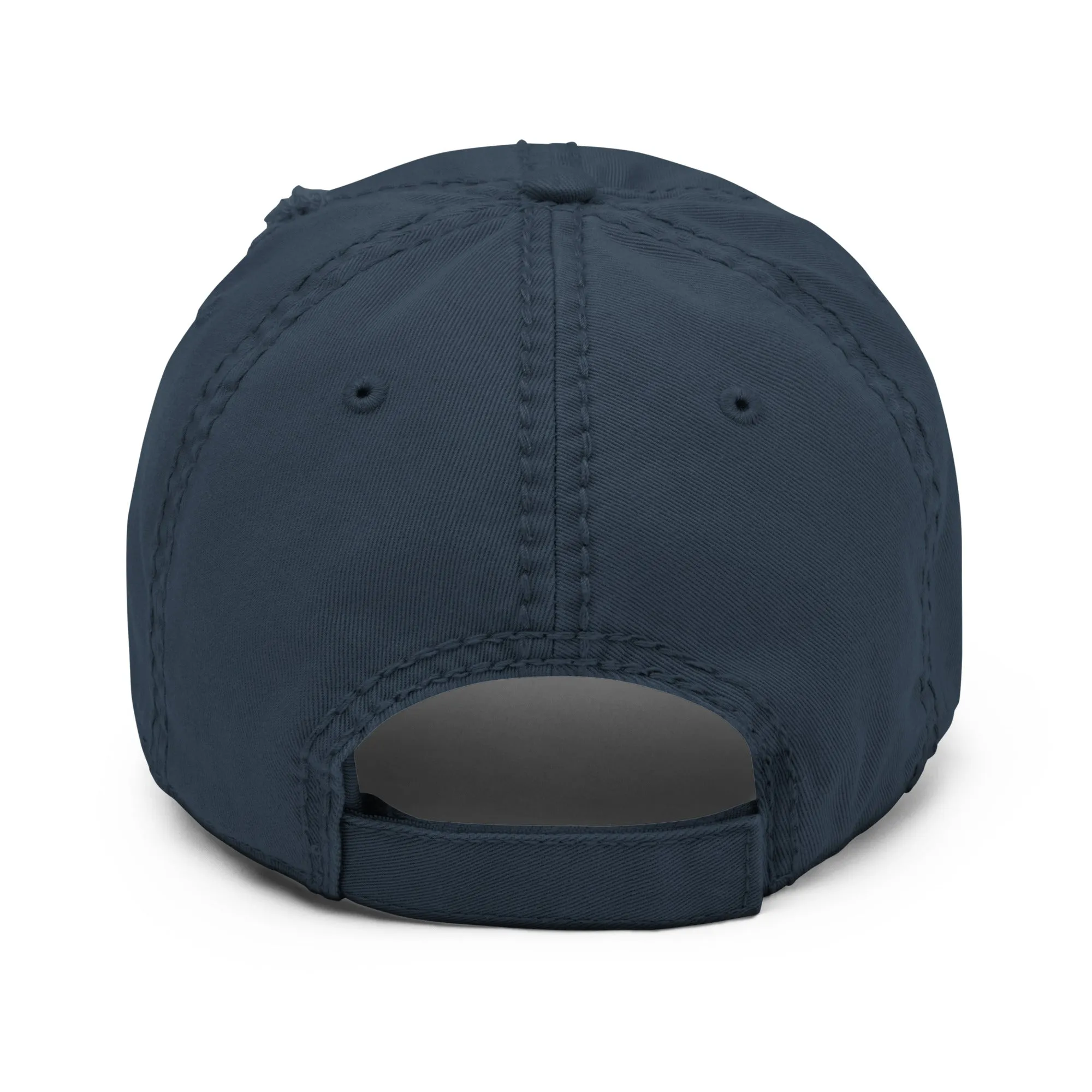 Scattered S/S '25 Logo Embroidered Distressed Dad Hat