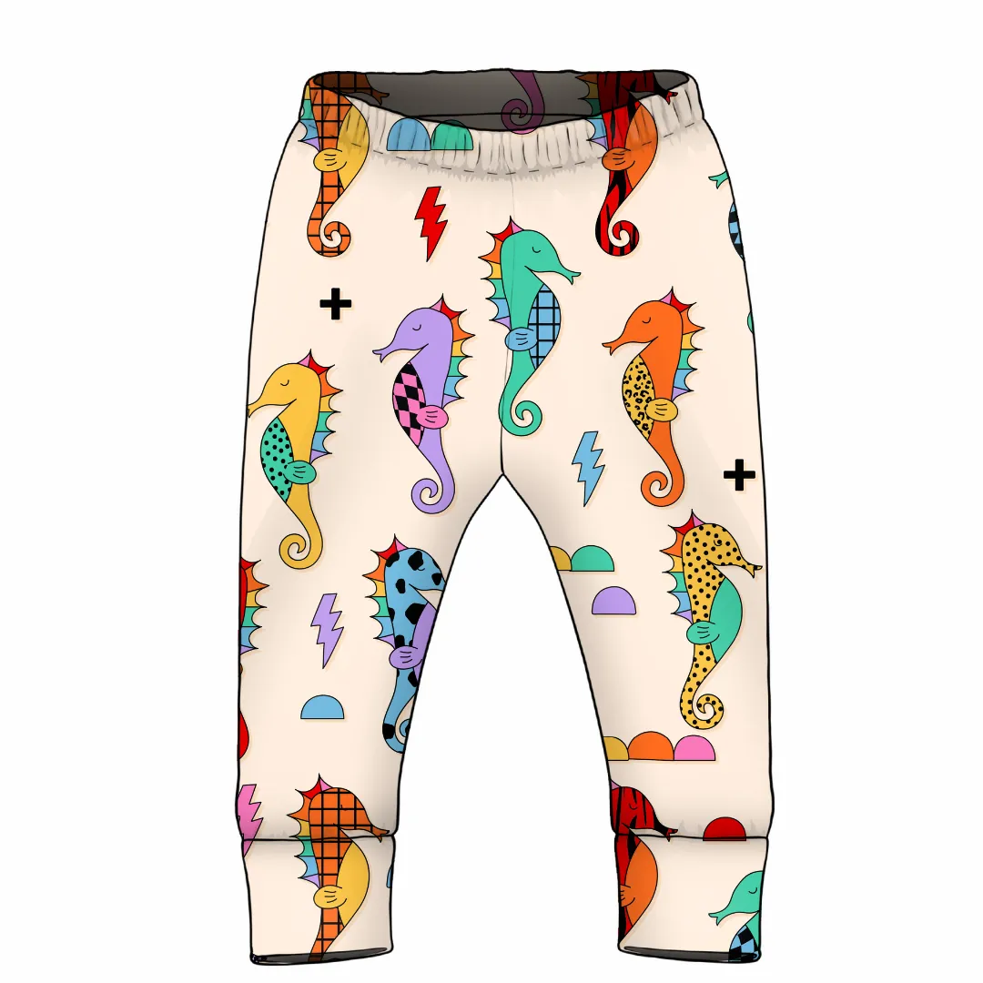 Seahorse Cream Leggings SALE