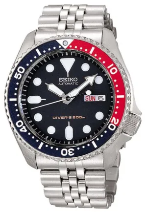 Seiko 5 Sports Automatic 200M Diver Red and Blue Bezel SKX009K2