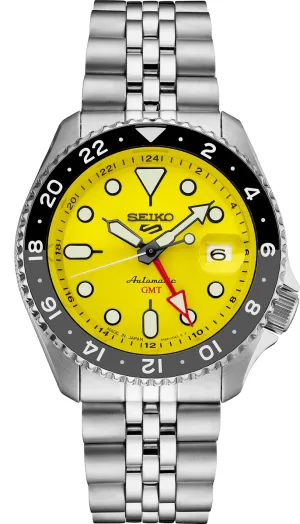 Seiko 5 Sports Automatic GMT SKX Sports Style USA Exclusive Yellow Dial SSK017