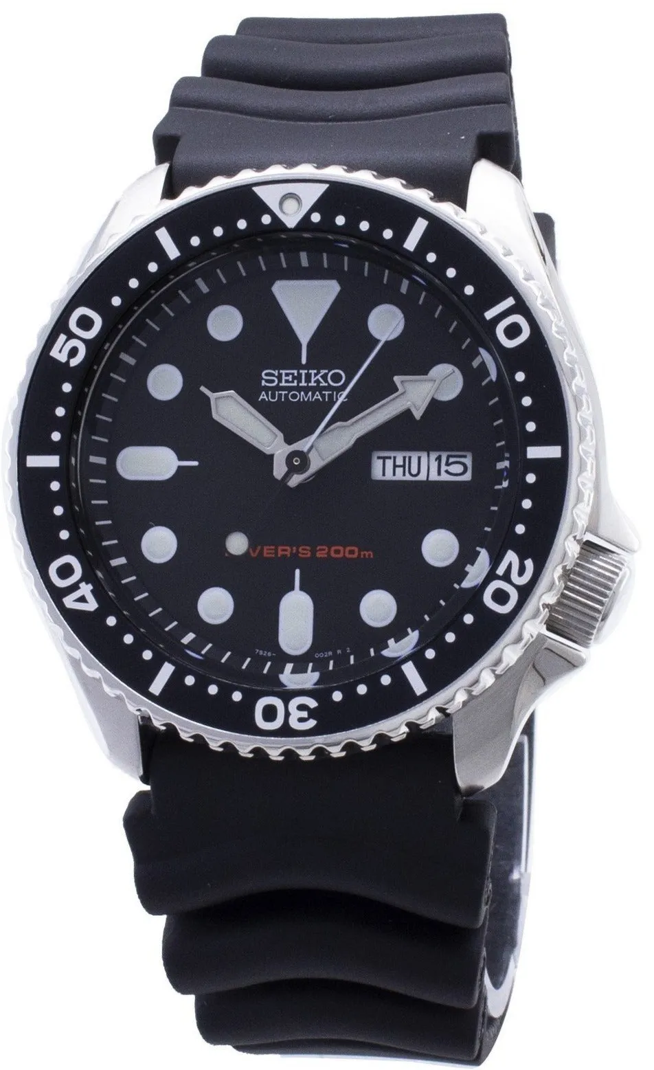 Seiko 5 Sports Mechanical Automatic 200M Diver Black-Dial SKX007K