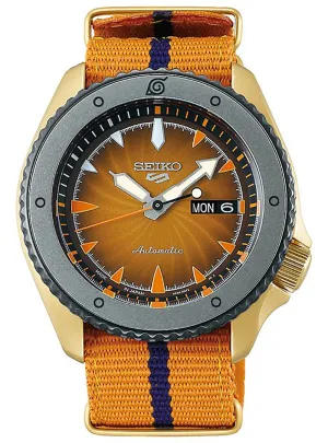 SEIKO 5 SPORTS NARUTO & BORUTO LIMITED EDITION NARUTO UZUMAKI MODEL SBSA092 MADE IN JAPAN JDM