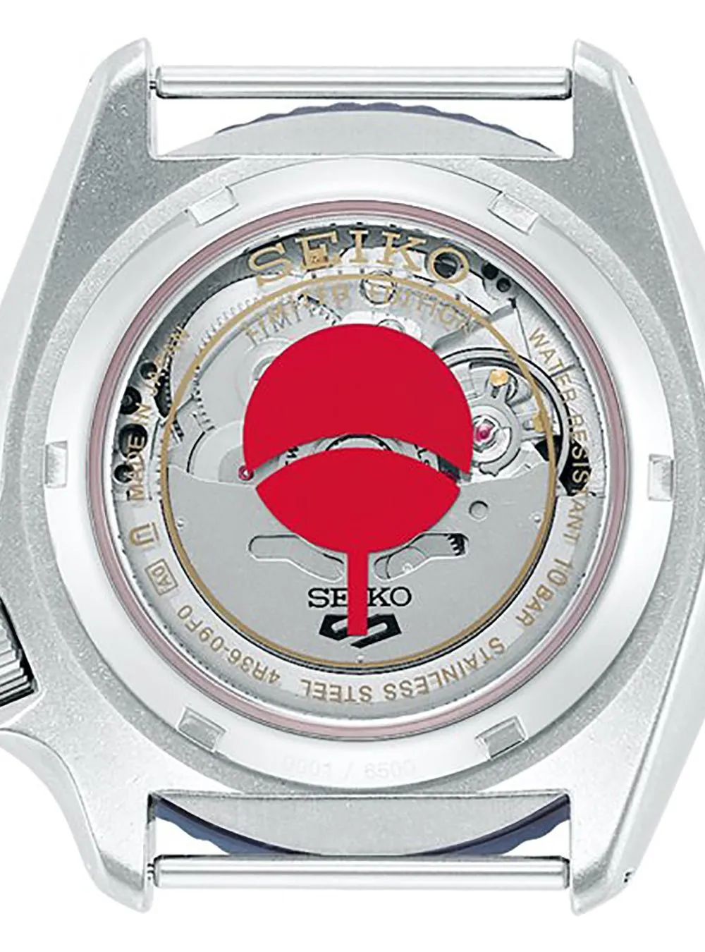 SEIKO 5 SPORTS NARUTO & BORUTO LIMITED EDITION SASUKE UCHIHA MODEL SBSA091 MADE IN JAPAN JDM