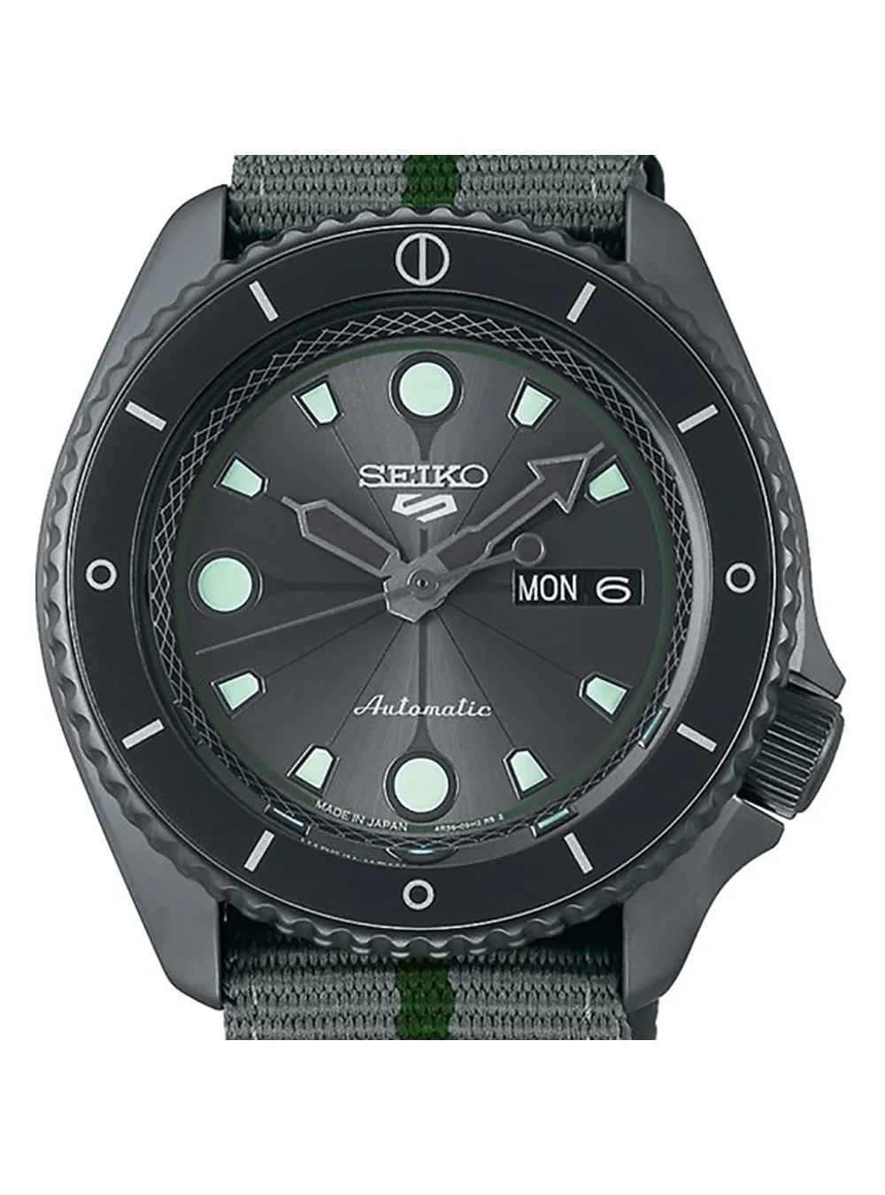 SEIKO 5 SPORTS NARUTO & BORUTO LIMITED EDITION SHIKAMARU NARA MODEL SBSA097 MADE IN JAPAN JDM