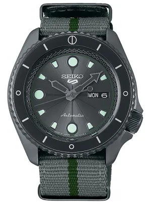SEIKO 5 SPORTS NARUTO & BORUTO LIMITED EDITION SHIKAMARU NARA MODEL SBSA097 MADE IN JAPAN JDM