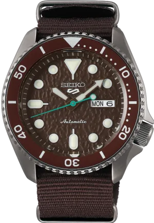 Seiko 5 Sports SKX Series Sense Style Mechanical Automatic Browm Dial SRPD85