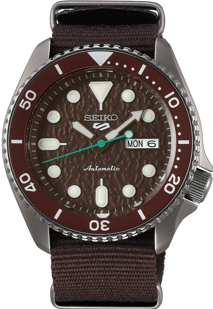Seiko 5 Sports SKX Series Sense Style Mechanical Automatic Browm Dial SRPD85