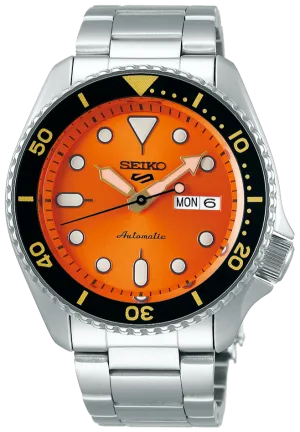 Seiko 5 Sports SKX Series Sport Style Automatic Orange Dial SRPD59