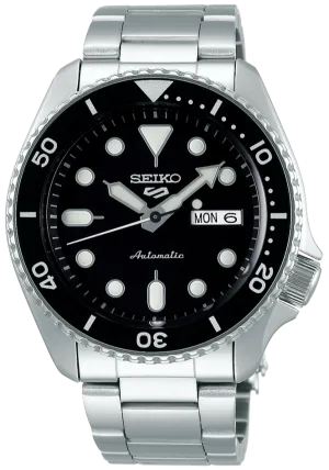 Seiko 5 Sports SKX Series Sport Style Mechanical Automatic Black SRPD55