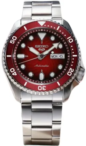 Seiko 5 Sports SKX Sport Style 2023 China Exclusive Limited Edition Red Spiral Dial SRPK63