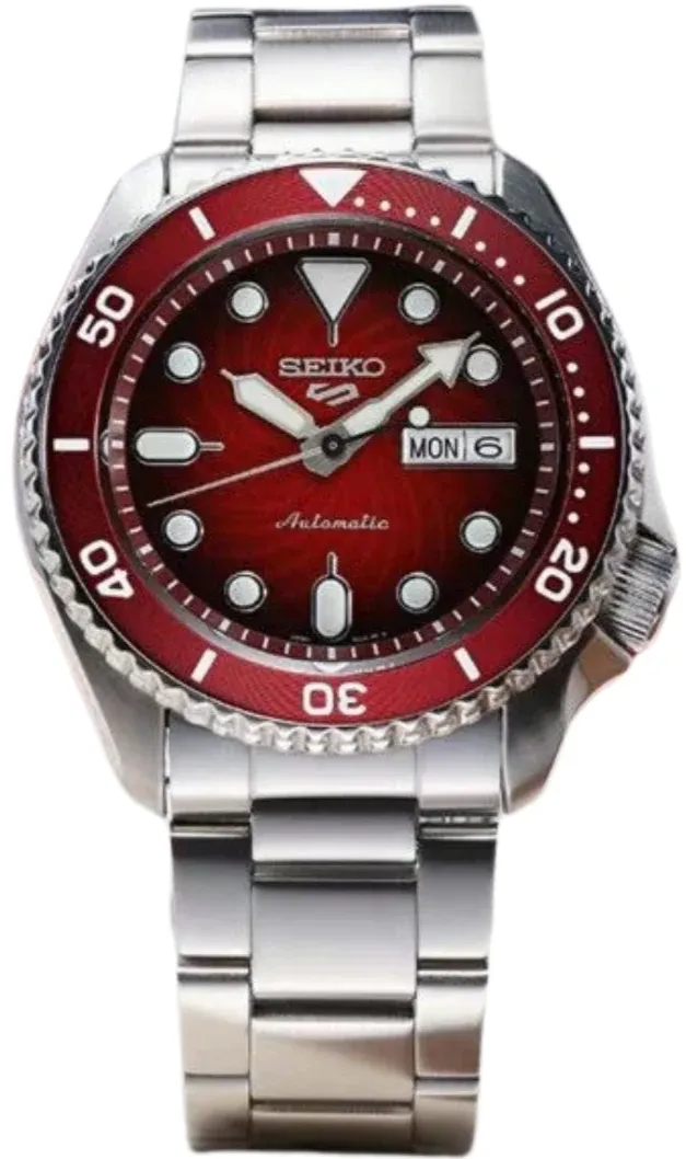 Seiko 5 Sports SKX Sport Style 2023 China Exclusive Limited Edition Red Spiral Dial SRPK63