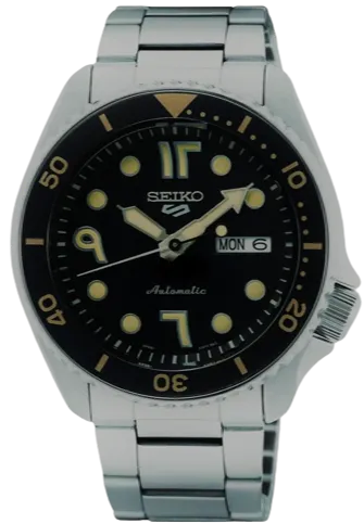 Seiko 5 Sports SKX Sports Style Automatic Arabic Numeric Black-Dial SRPF89