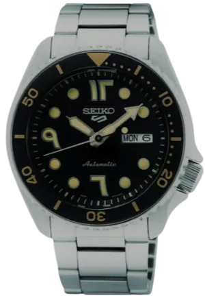 Seiko 5 Sports SKX Sports Style Automatic Arabic Numeric Black-Dial SRPF89