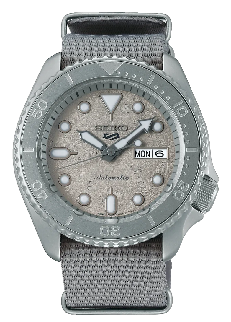 Seiko 5 Sports Street Style Automatic Grey Concrete SRPG61K1 (SBSA127)