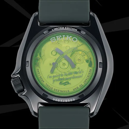 Seiko 5 Sports Street Style X ONE PIECE "Zoro" Automatic  Limited Edition SRPH67K1