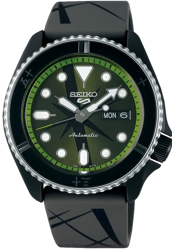 Seiko 5 Sports Street Style X ONE PIECE "Zoro" Automatic  Limited Edition SRPH67K1