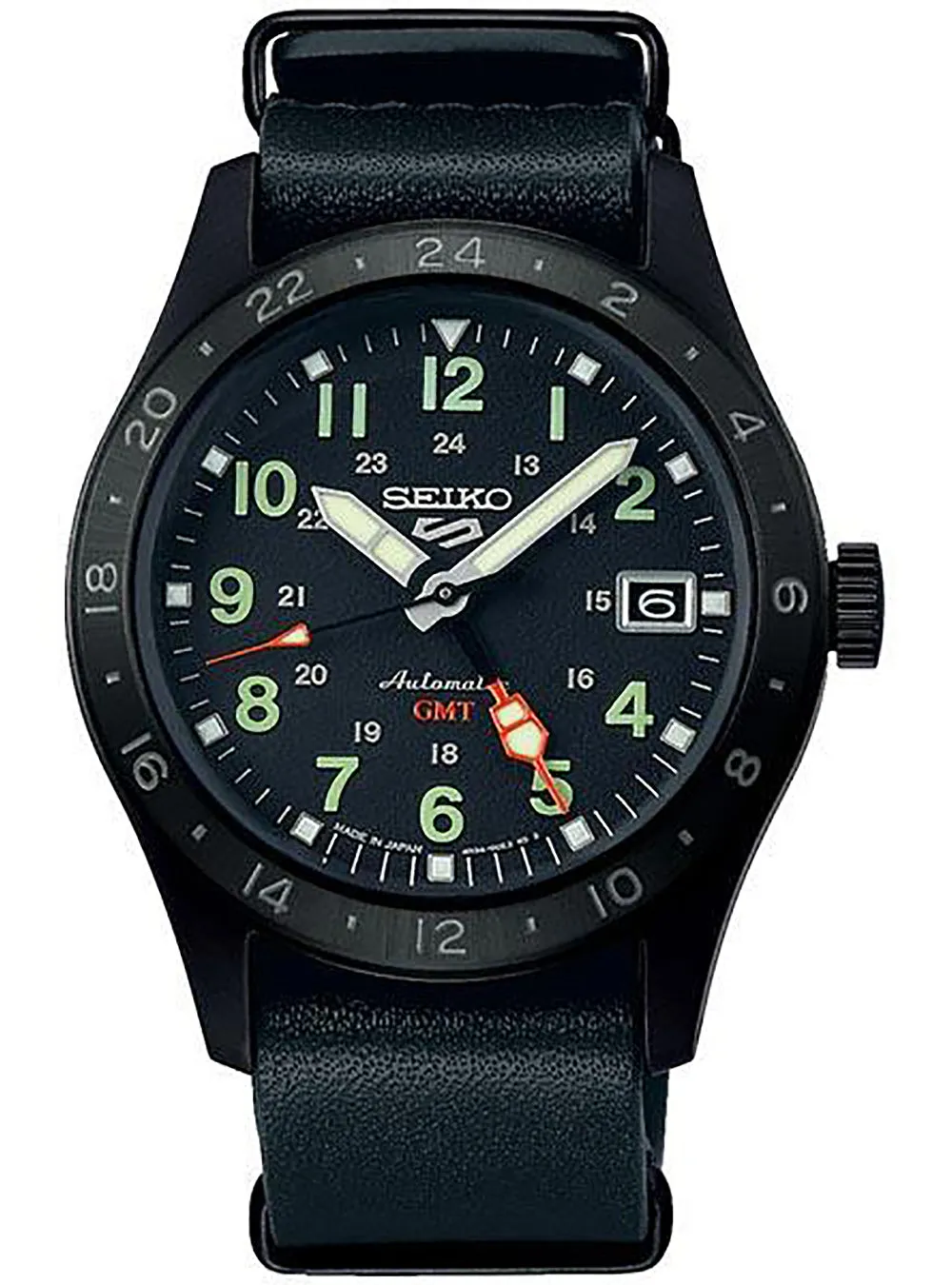 SEIKO 5 SPORTS WATCH FIELD SPORTS STYLE GMT MADE IN JAPAN JDM