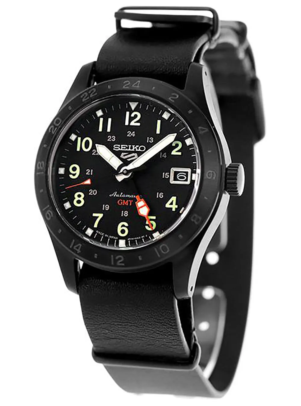 SEIKO 5 SPORTS WATCH FIELD SPORTS STYLE GMT MADE IN JAPAN JDM