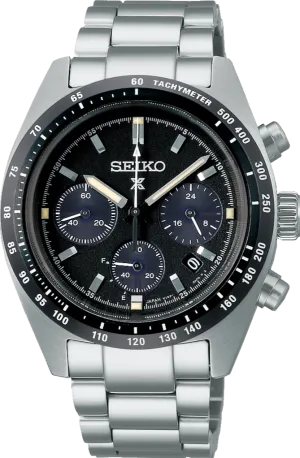 Seiko Prospex Speedtimer Solar Chronograph Black-Blue Dial SSC819
