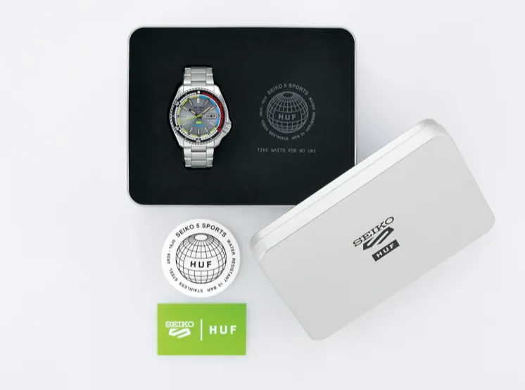 Seiko X HUF 5 Sports SKX Series Automatic 2024 Limited Edition SRPL33